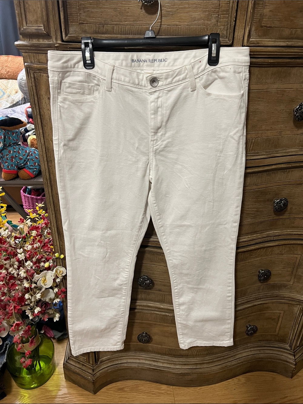Banana Republic Slim Straight White Men's Jeans